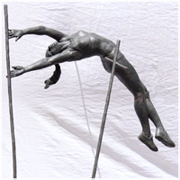 Серия скульптурных работ на тему спорта 